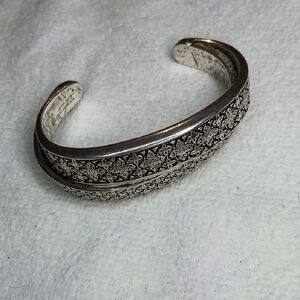 Premier Designs Stacked Silver Cuff Bracelet